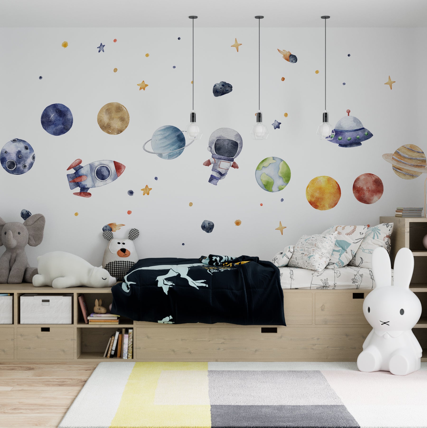 Space wall store decals