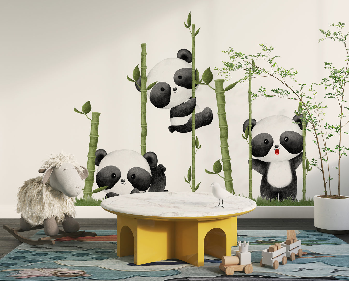 Schattige Panda's