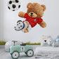 Red Teddy Bear Football Team