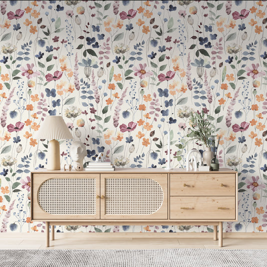Whimsical Blooms Wallpaper