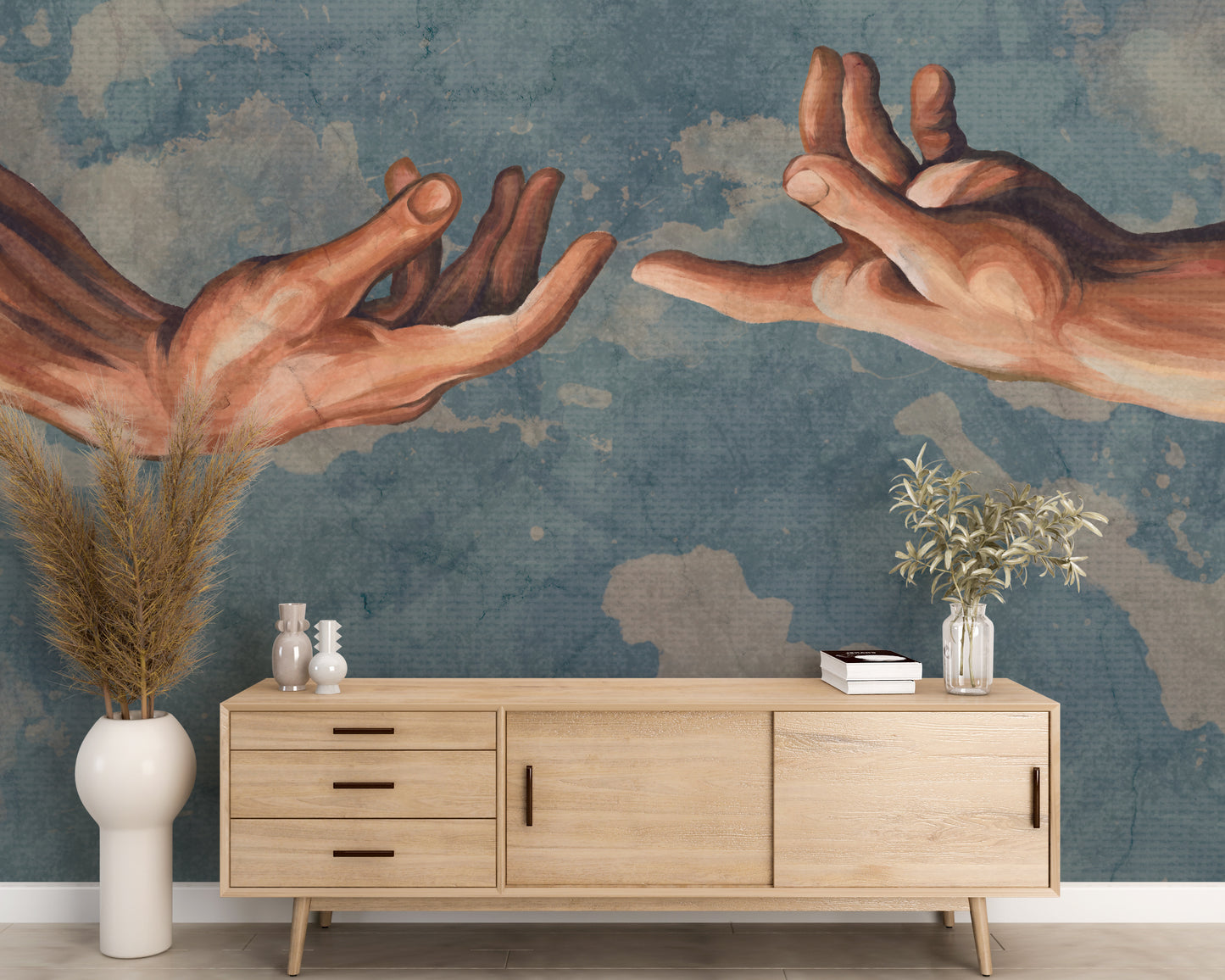 Celestial Touch Wallpaper