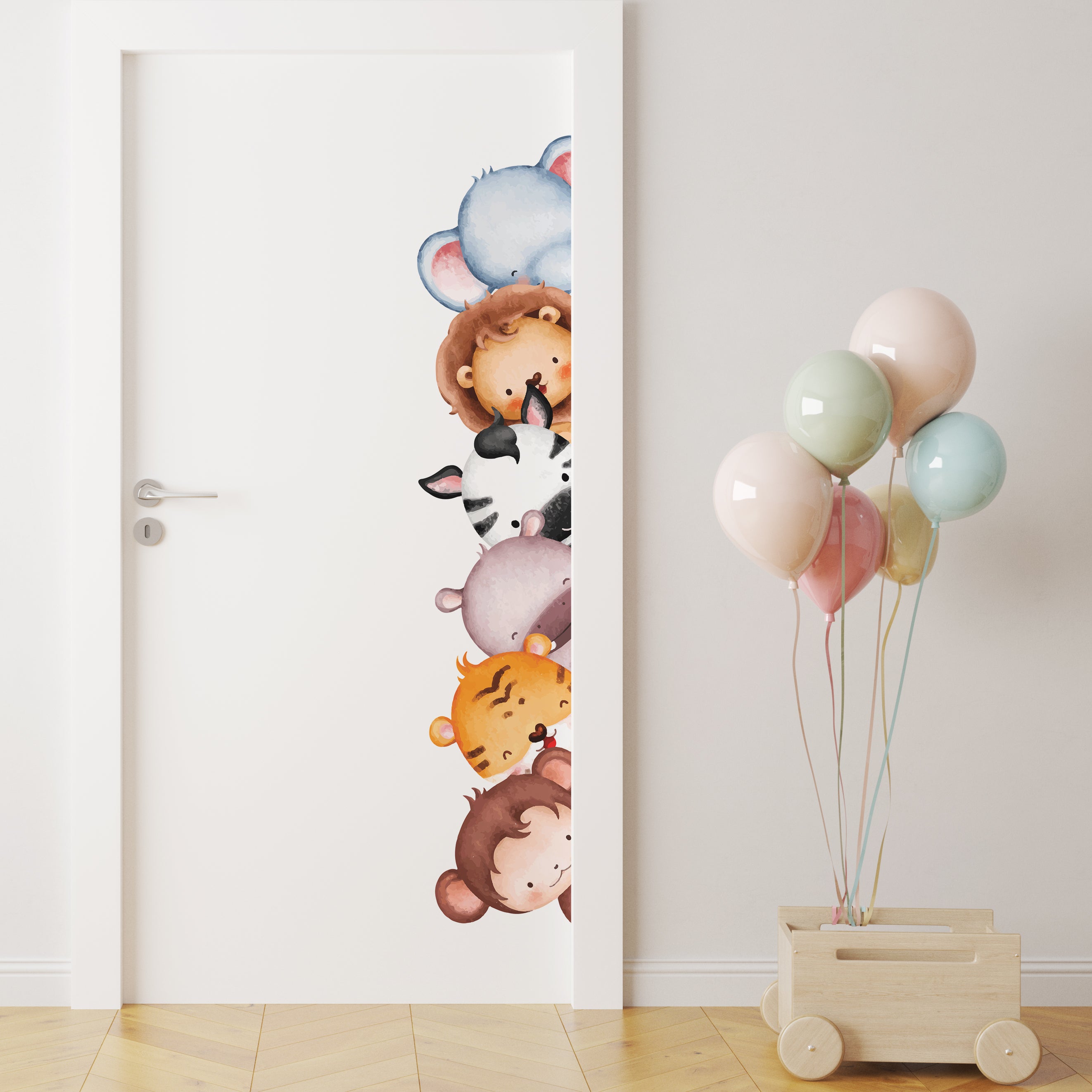 Peeking Animals Wall Stickers | NulaLunaCrafts