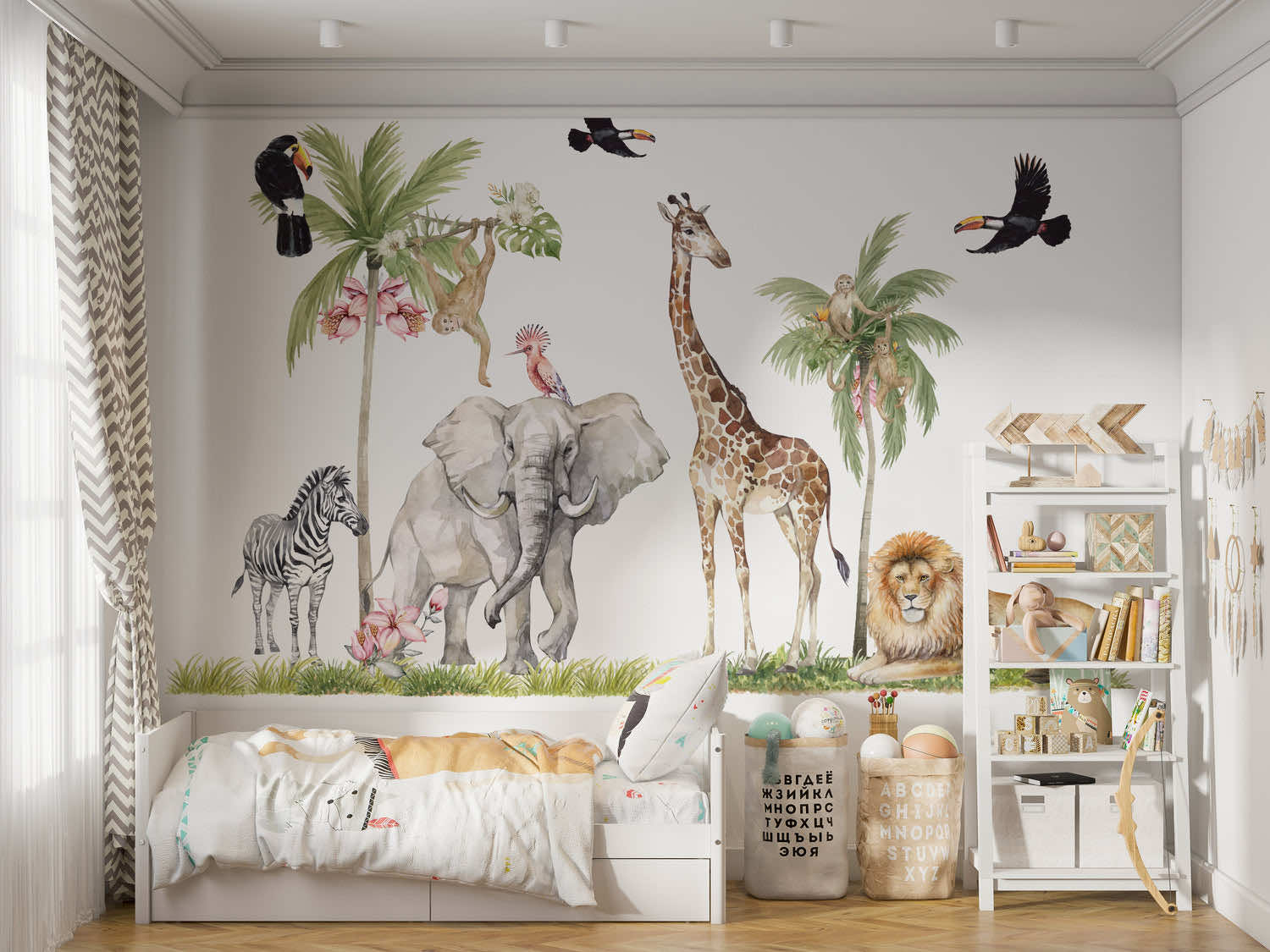 Lovely Wall Stickers Wooden Interior Decors NulaLunaCrafts