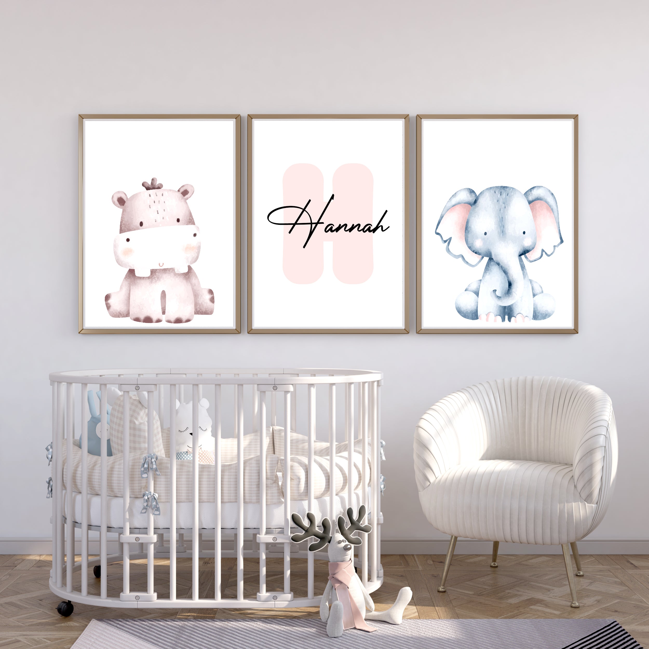 Succulents Illustrated Full Name Watercolor Fine Art Print for Baby outlets Nursery Wall Decor, Customizable and Easily Personalized for Gifting