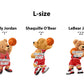 Red Teddy Bear Basketball Team