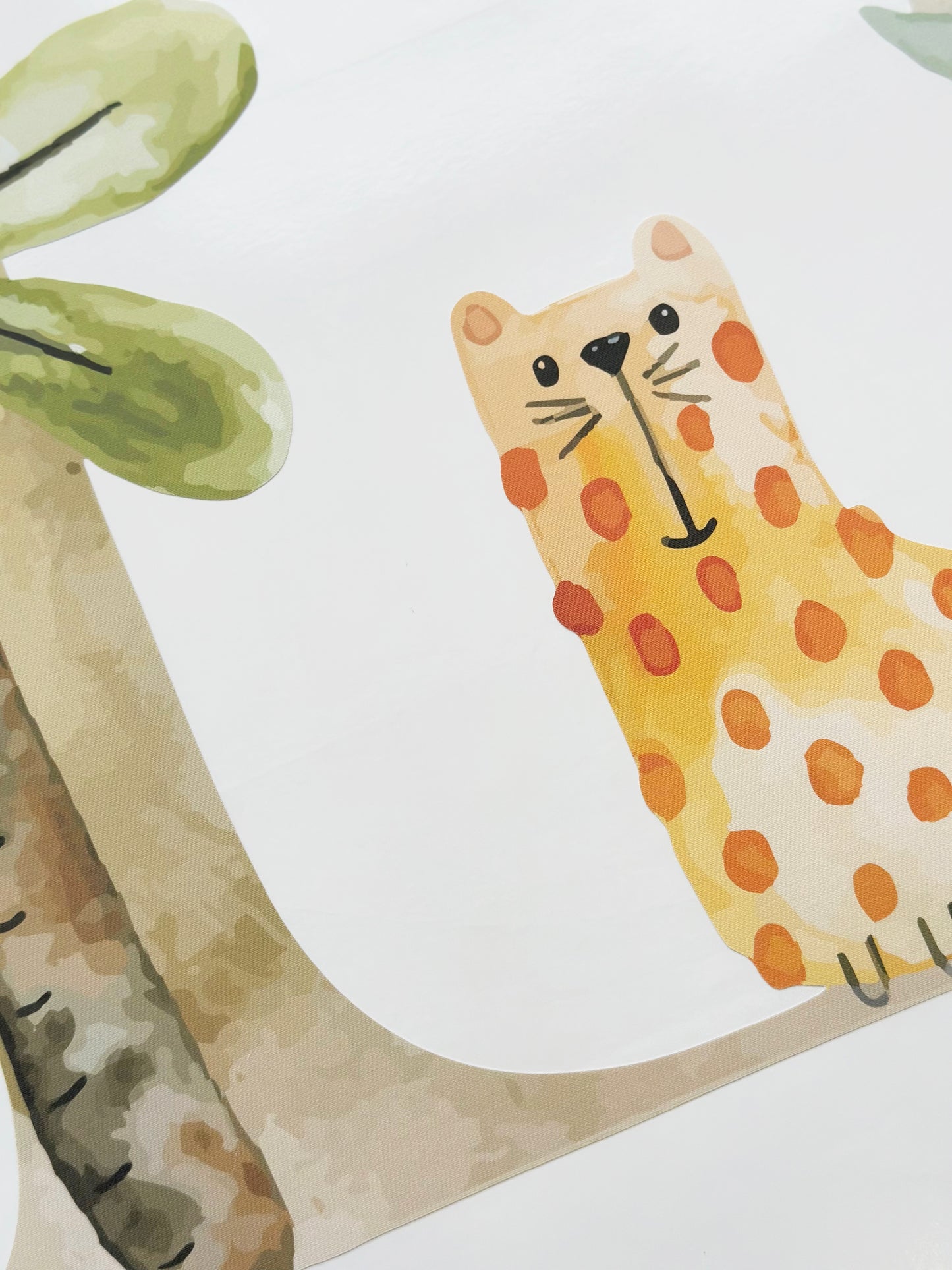 Letters with Safari Animals