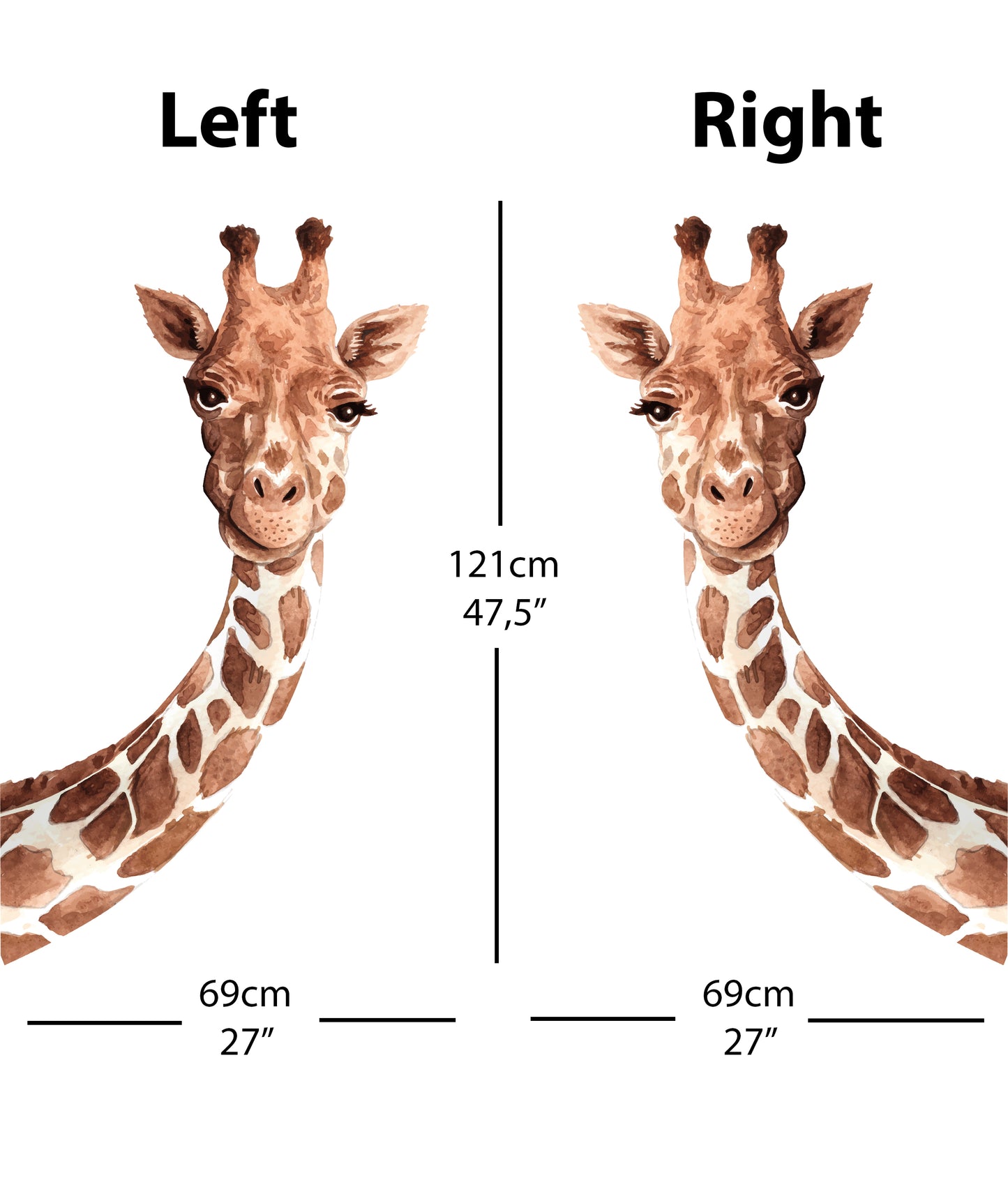 Glurende giraffe