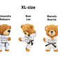 Martial Artists Teddy Bears